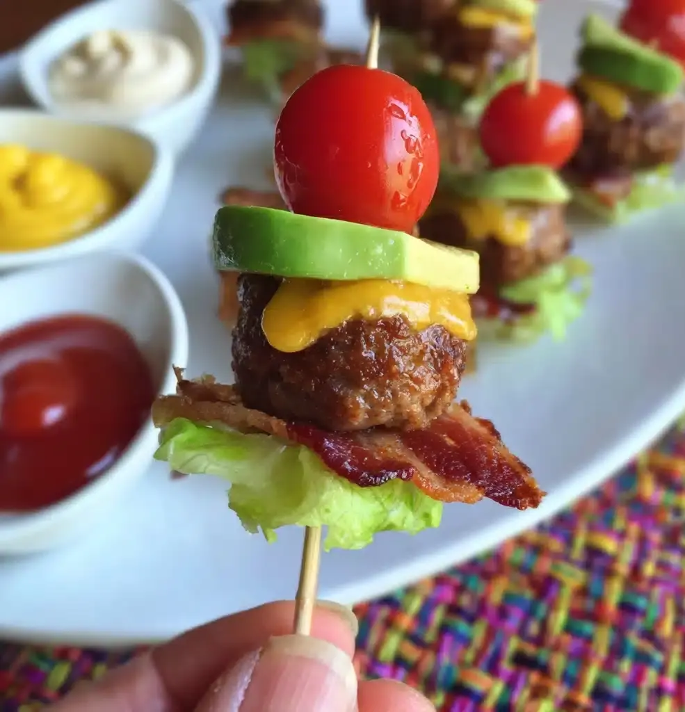 Bacon Cheeseburger Meatballs Recipe