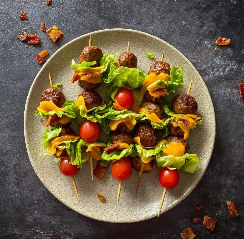 Bacon Cheeseburger Meatballs Recipe