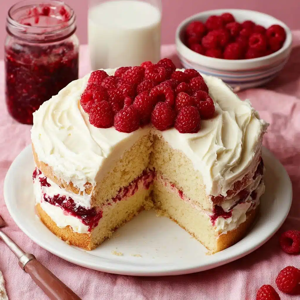 White Chocolate Raspberry Cake Recipe