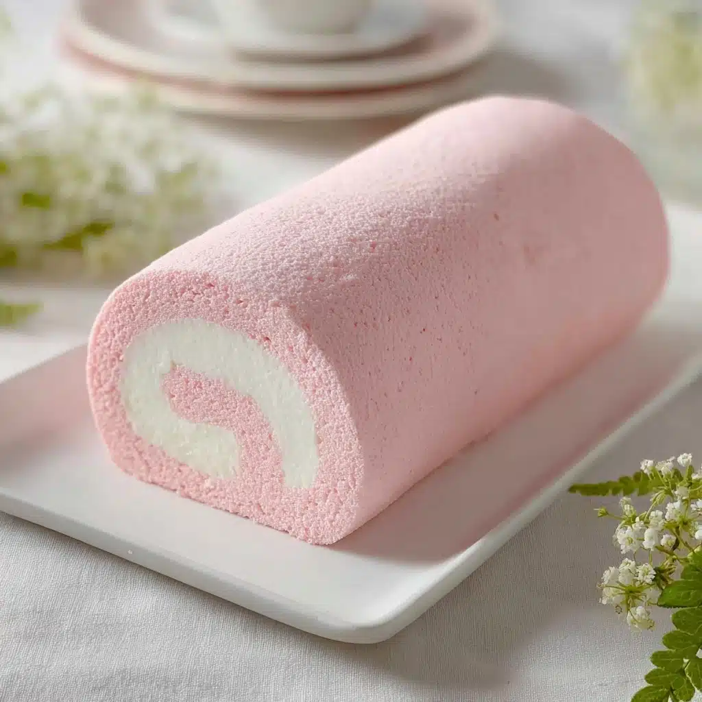 Japanese Cotton Candy Cake Roll Recipe