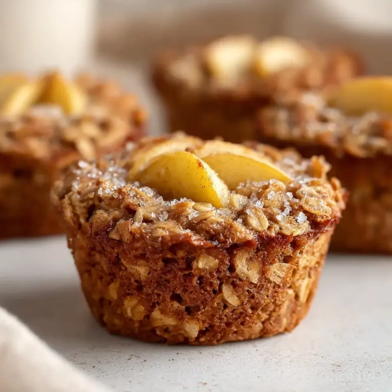 Tasty Baked Apple Cinnamon Oatmeal Cups Recipe