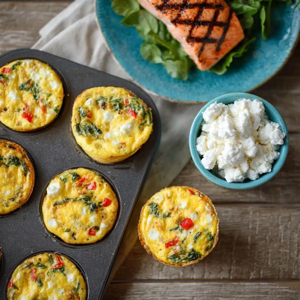 Cottage Cheese Egg Muffins Recipe - Recipe Image