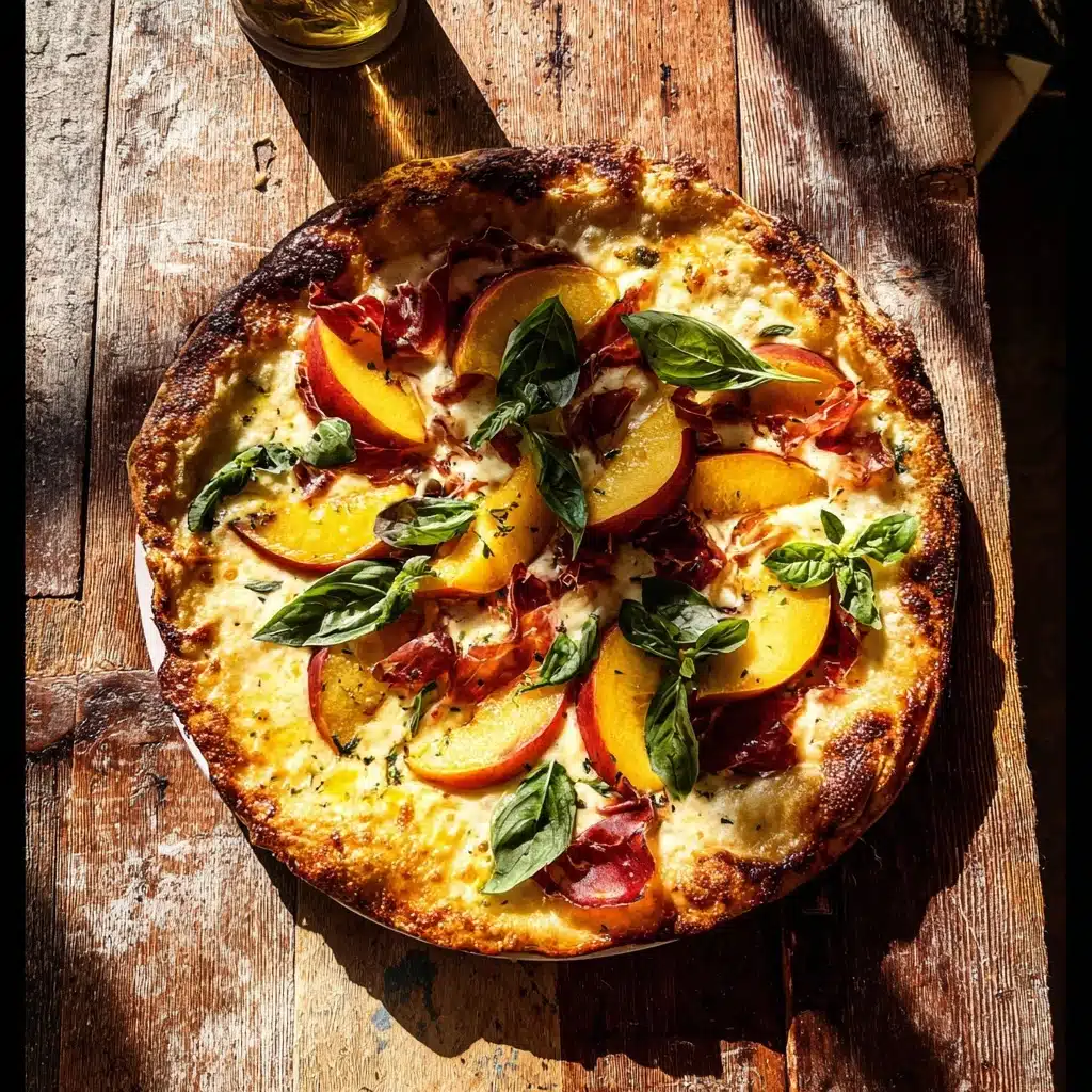 Prosciutto Peach Pizza Recipe - Recipe Image
