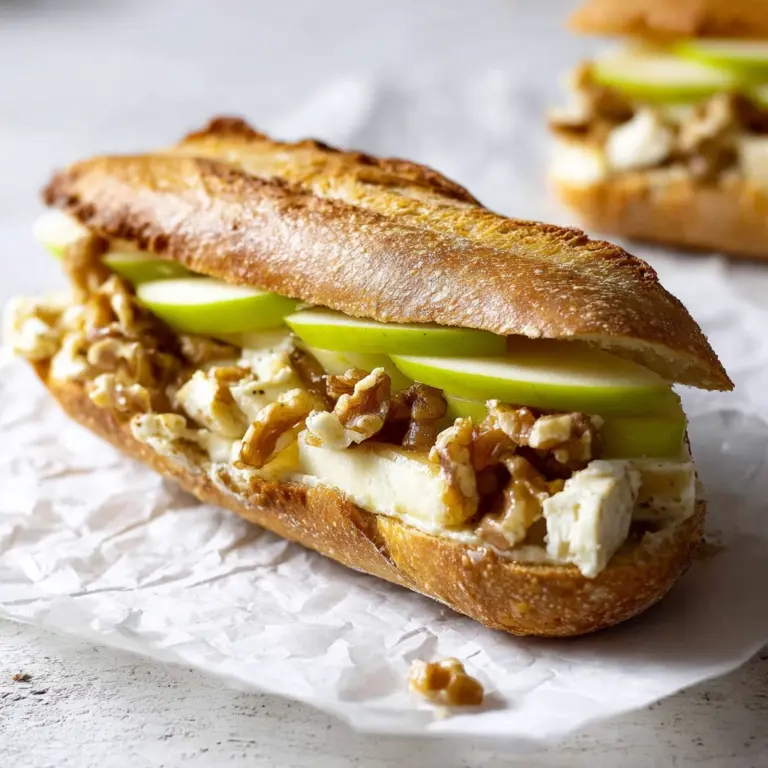 Apple Brie Baguette Sandwiches Recipe