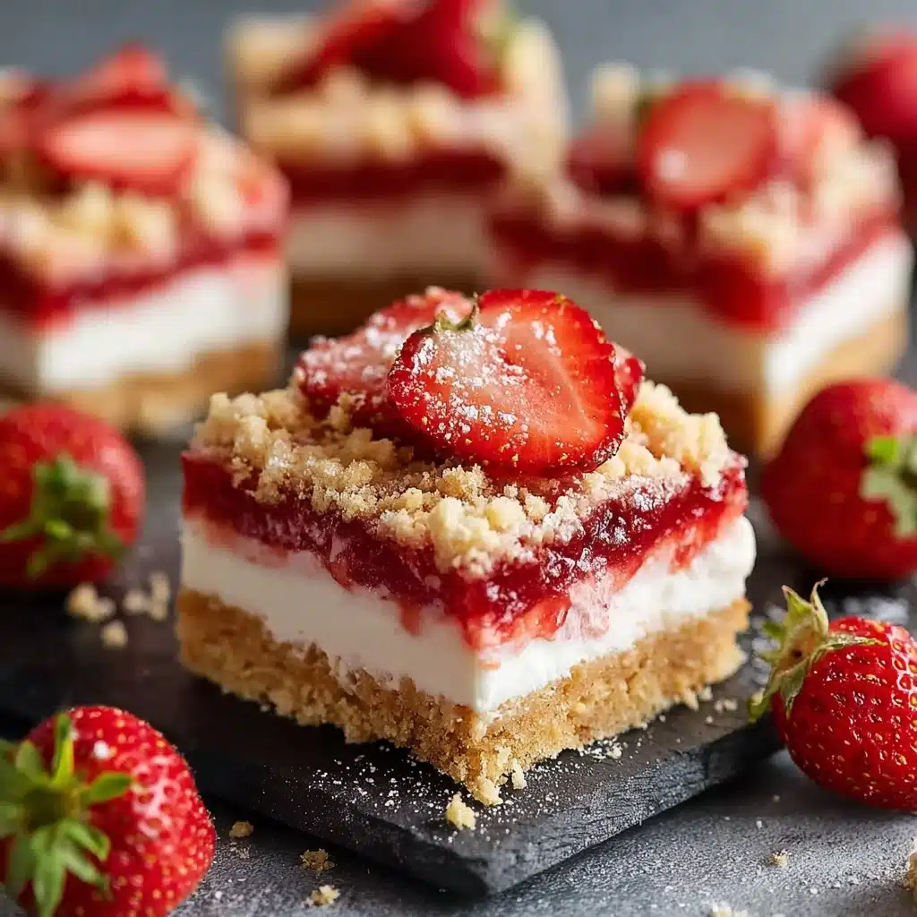 Strawberry Shortcake Bars Recipe