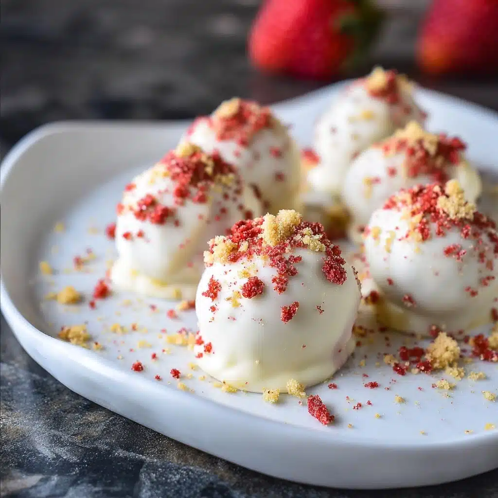 5 Ingredient Strawberry Shortcake Bites Recipe - Recipe Image