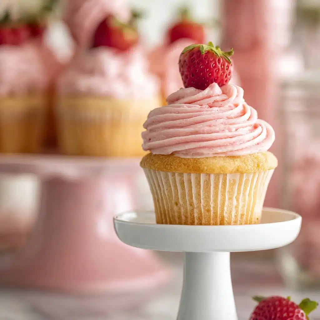 Strawberry Cupcakes Recipe - Recipe Image
