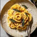 Sage Brown Butter Pumpkin Pasta Alfredo Recipe