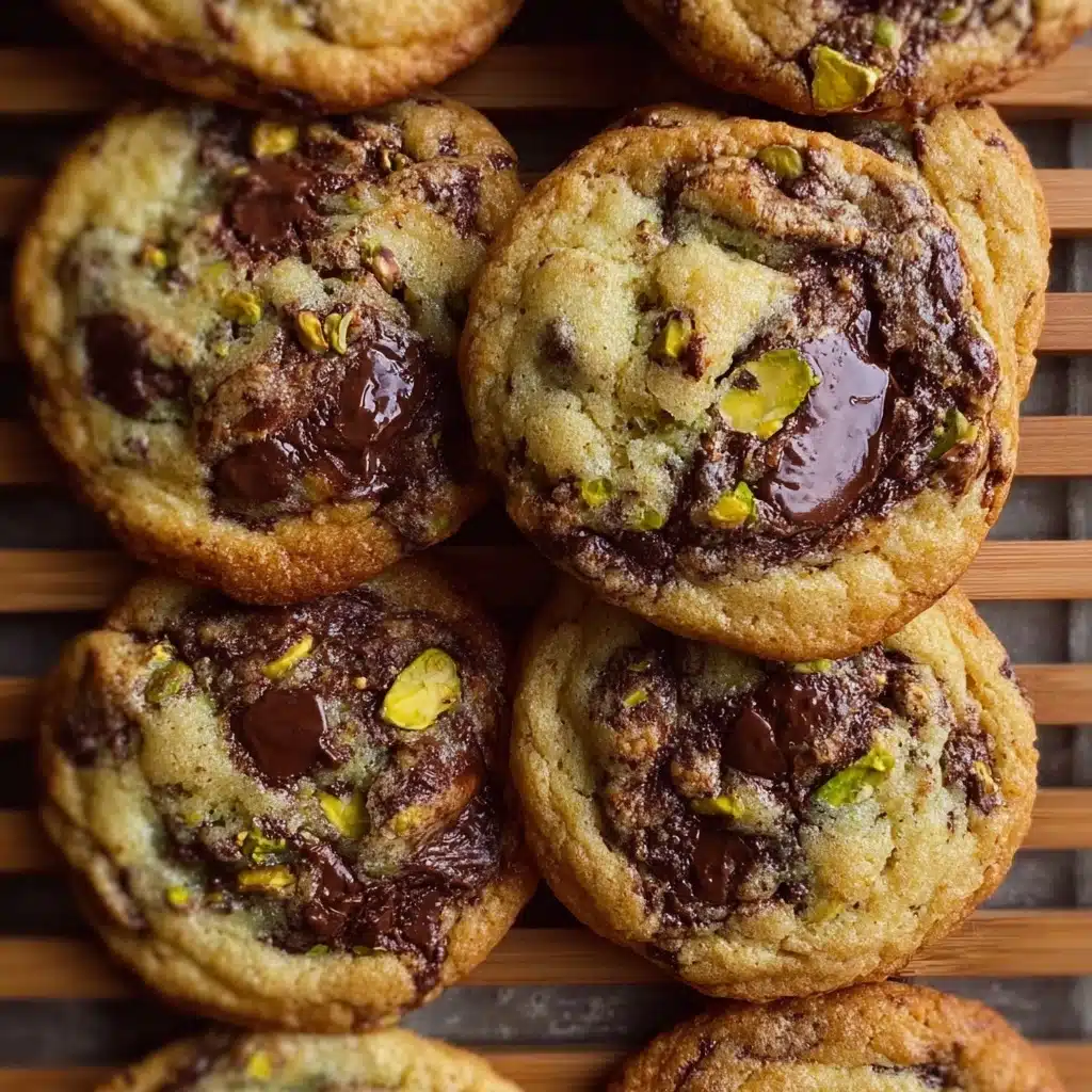 Pistachio Cream Chocolate Chip Cookies Recipe - Recipe Image