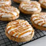 Copycat Crumbl Salted Caramel Cheesecake Cookie Recipe