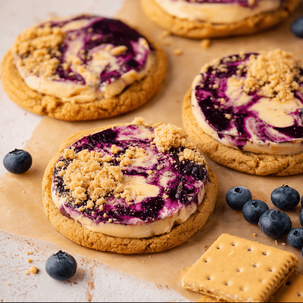 Blueberry Cheesecake Cookies Recipe - Recipe Image