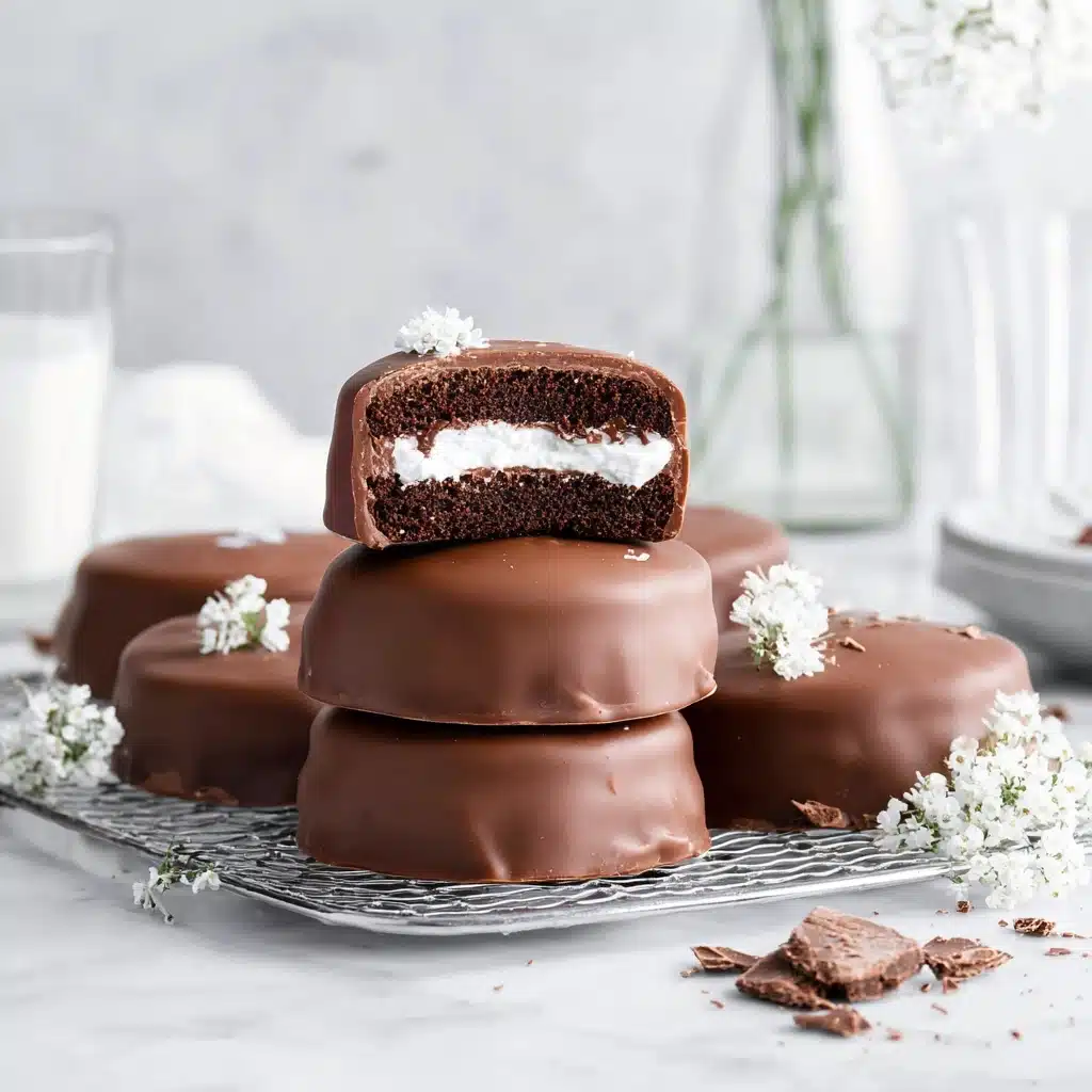Mini Chocolate Cakes with Marshmallow Recipe