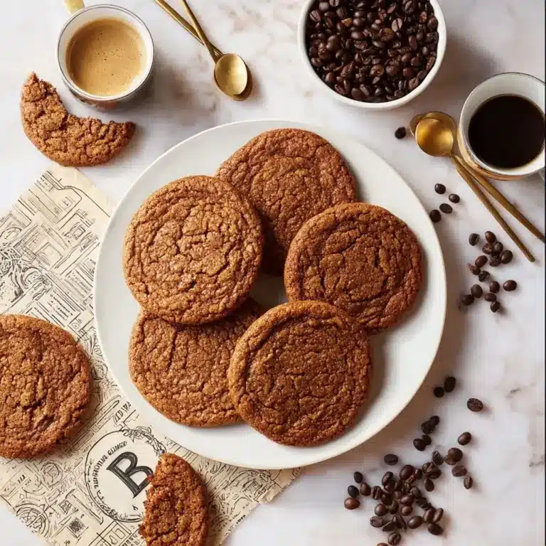 Coffee Flavored Cookies Recipe