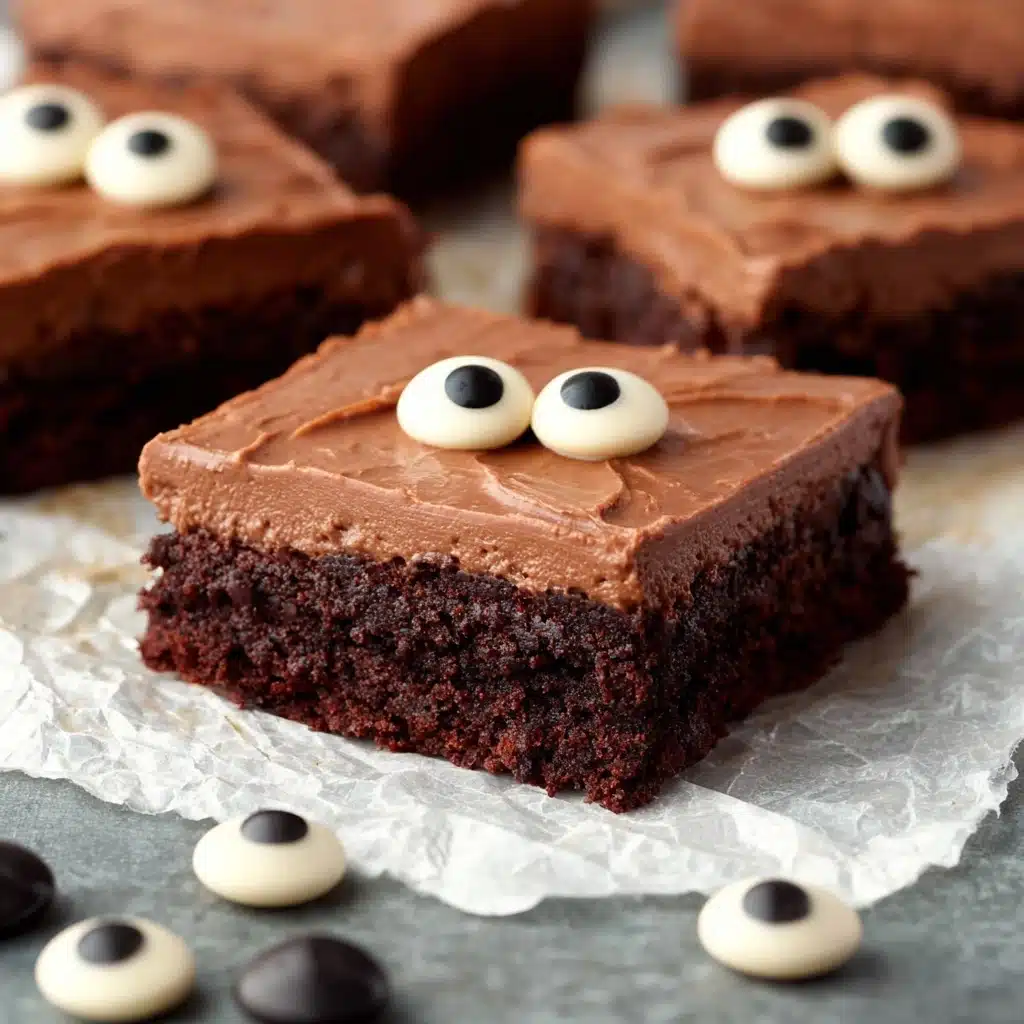 Spooky Eyeball Fudge Brownies Recipe - Recipe Image
