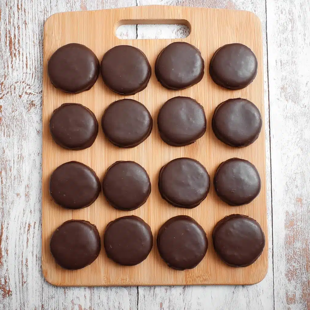 Homemade Thin Mints Girl Scout Cookies Recipe - Recipe Image