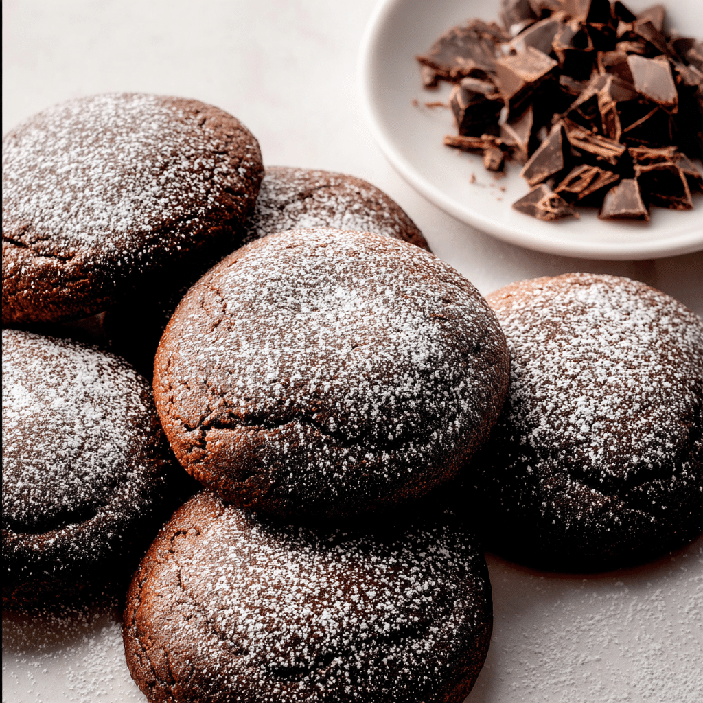 chocolate lava cookies Recipe - Recipe Image
