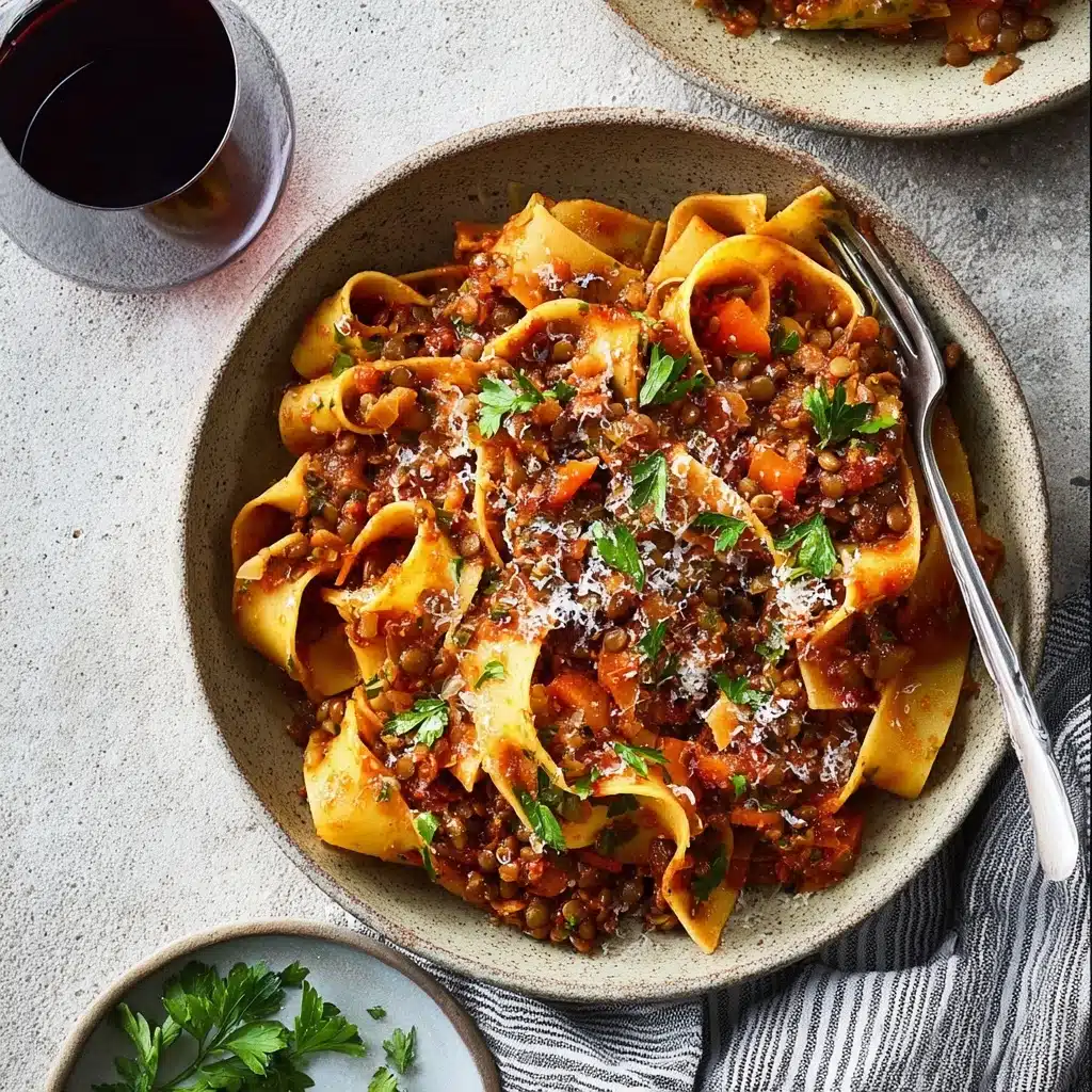 Lentil Pasta Recipe - Recipe Image