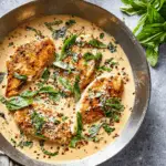 Creamy Parmesan Basil Chicken Recipe