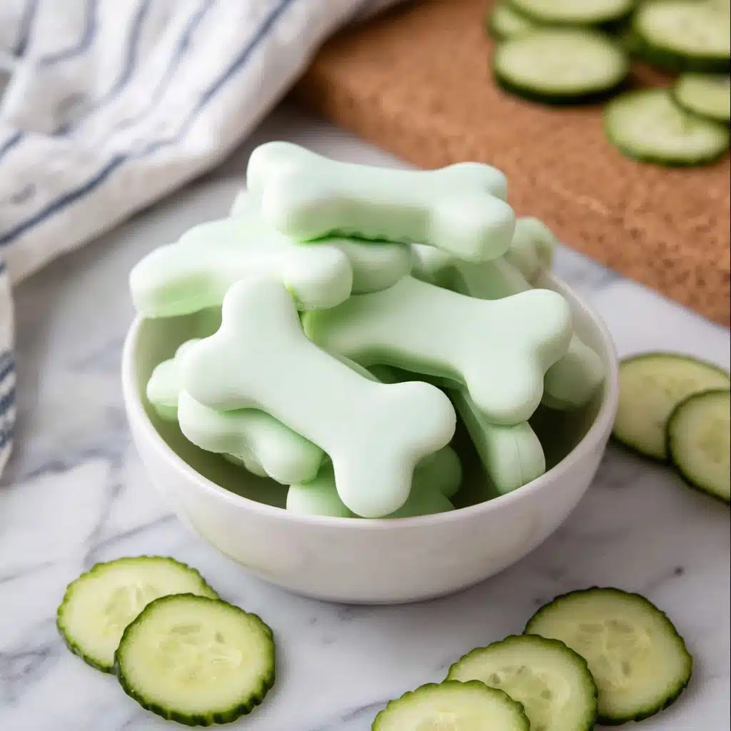 Cucumber Yogurt Dog Treats Recipe - Recipe Image