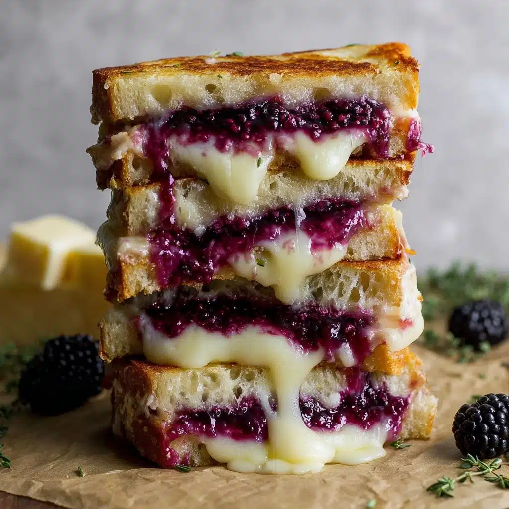 Blackberry Balsamic and Brie Grilled Cheese Recipe