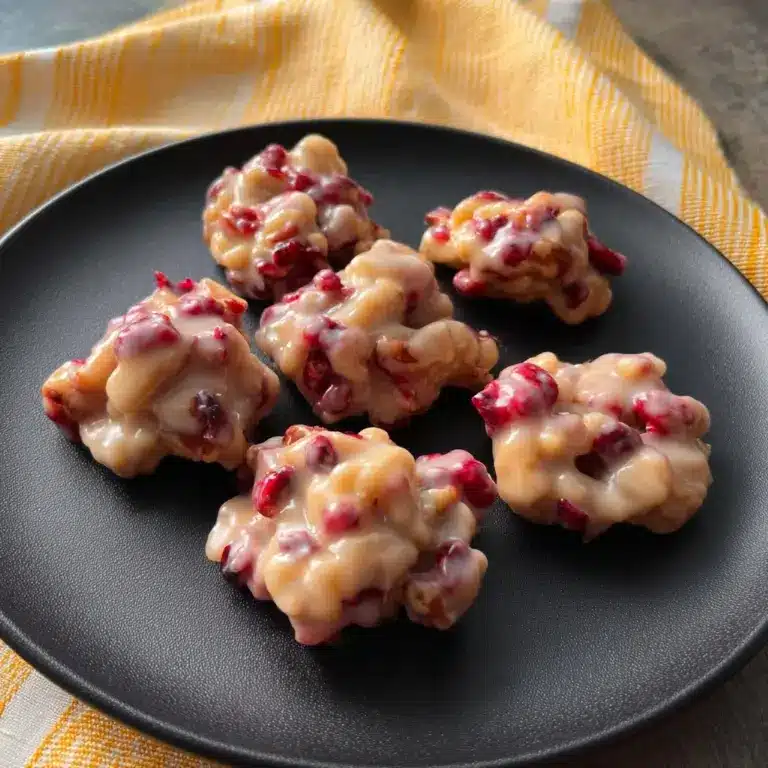 No-Bake Cranberry Pecan Cookies Recipe
