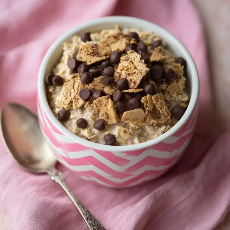 Cannoli Flavored Overnight Oats: A Sweet Breakfast Bowl Recipe