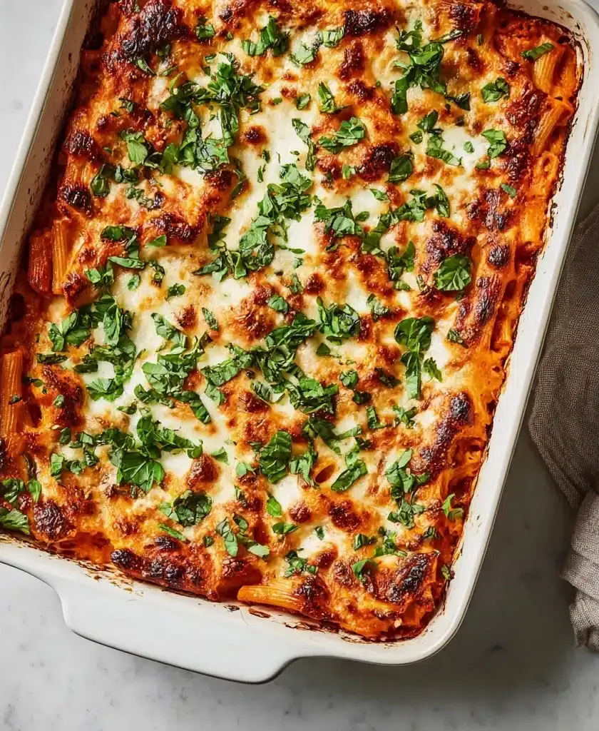 Healthy Cottage Cheese Pasta Bake With Veggies Recipe