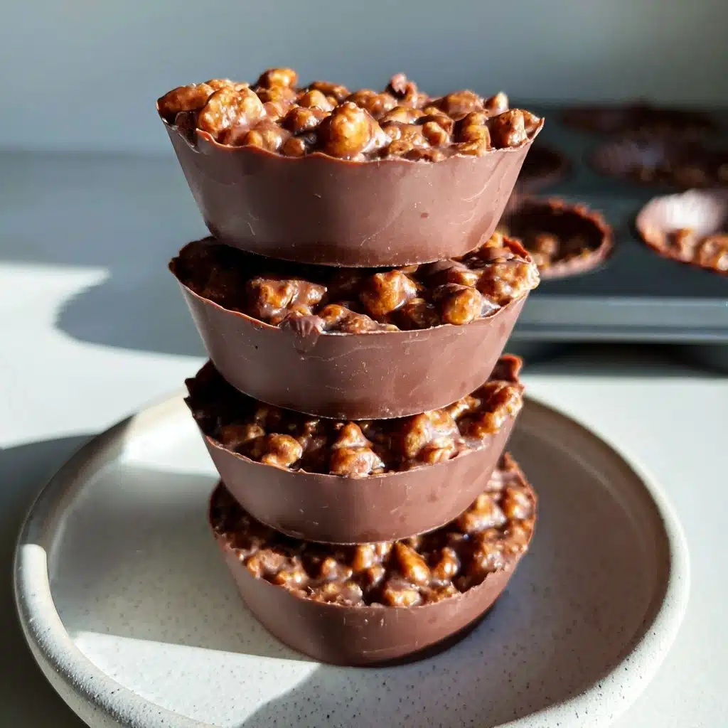 Chocolate Peanut Butter Crunch Cups Recipe - Recipe Image