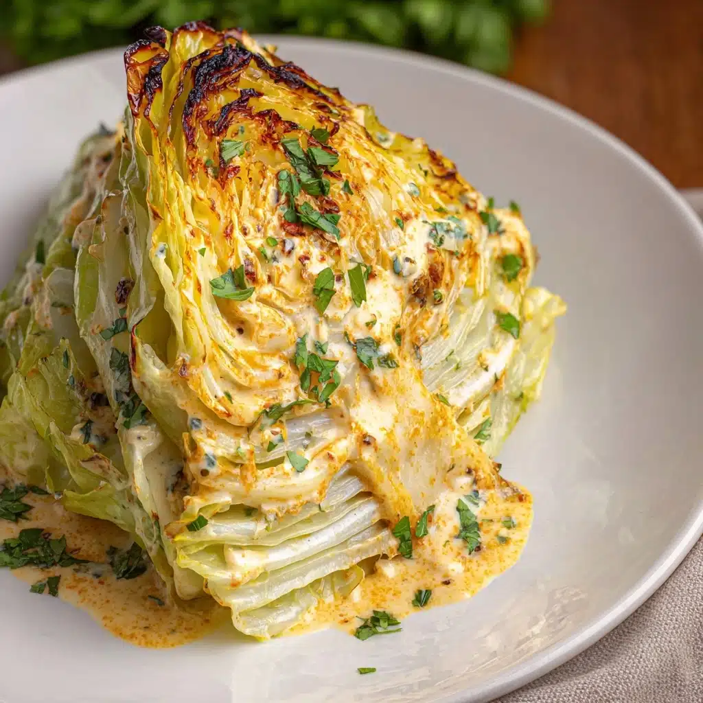 Creamy Garlic Parmesan Cabbage Recipe - Recipe Image