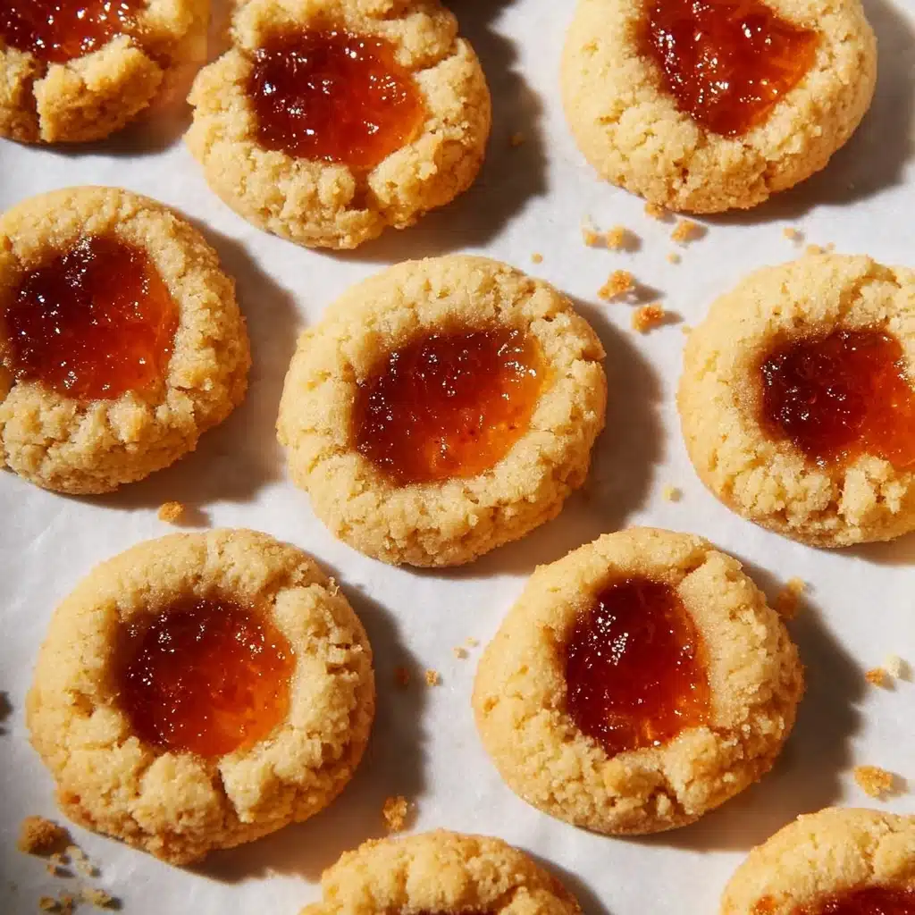Cheesy Thumbprints with Pepper Jelly Recipe - Recipe Image