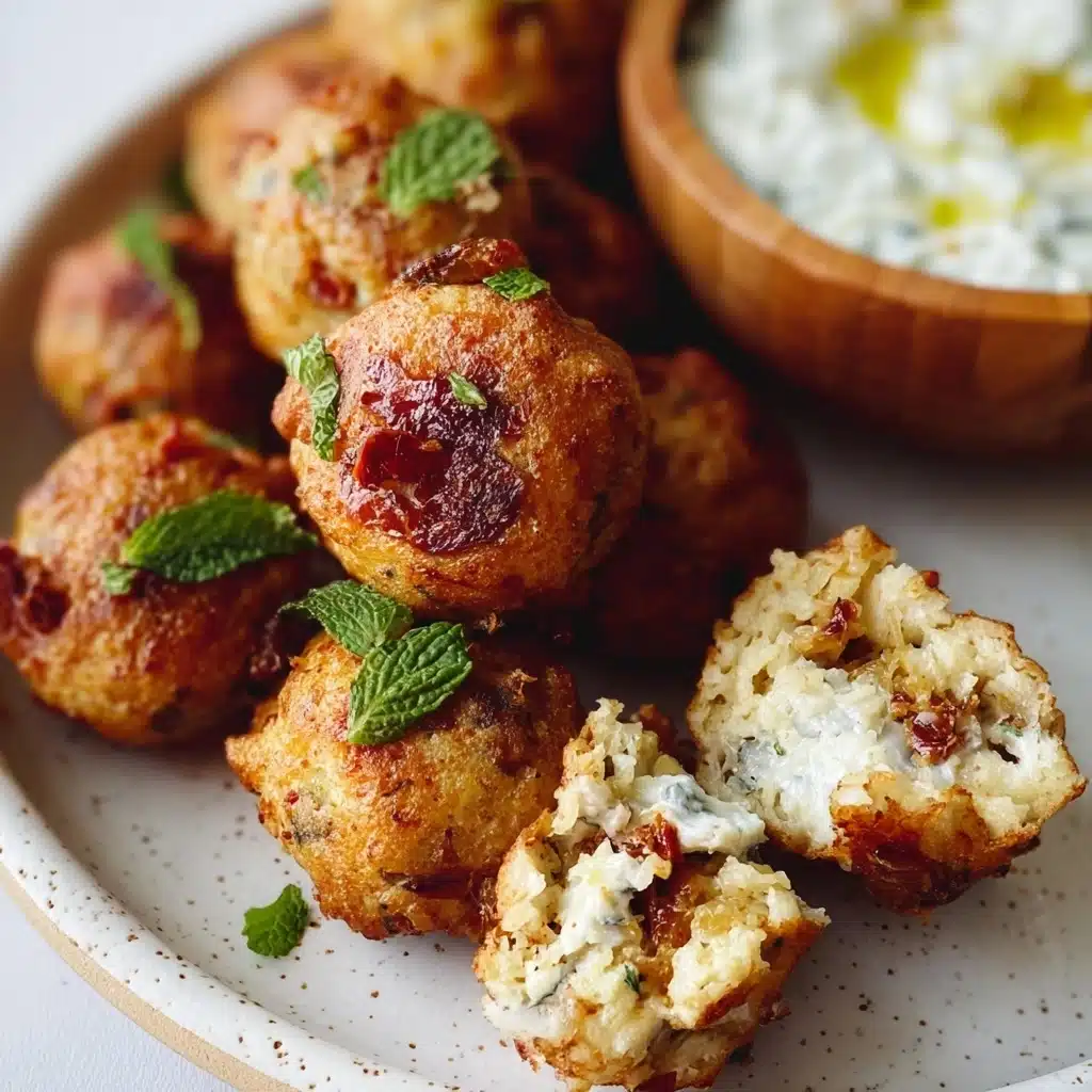 Mediterranean Chicken Meatballs Recipe - Recipe Image