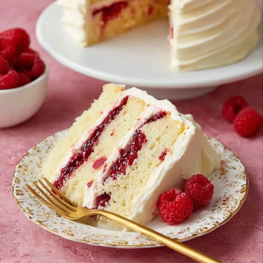 White Chocolate Raspberry Cake Recipe - Recipe Image