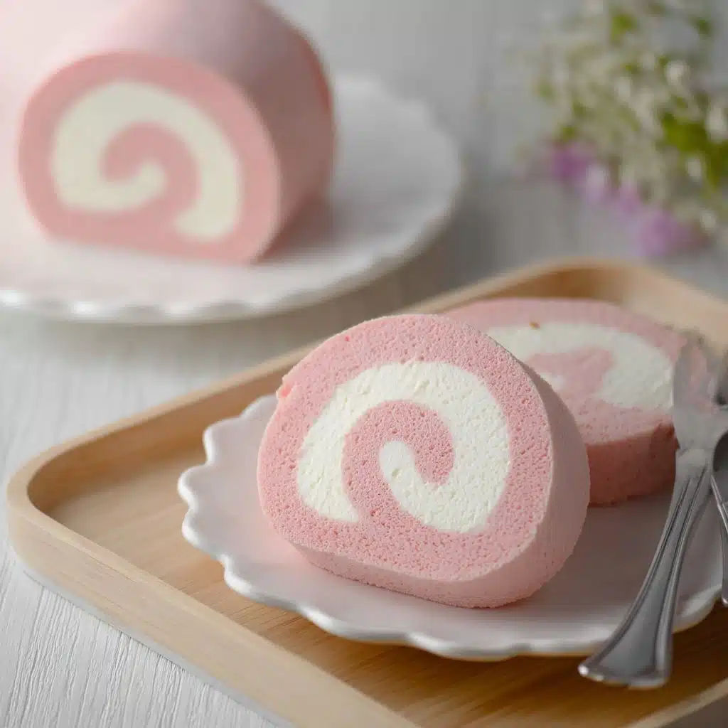 Japanese Cotton Candy Cake Roll Recipe - Recipe Image