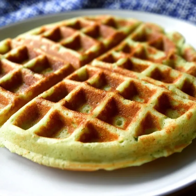 Pandan Waffles Recipe