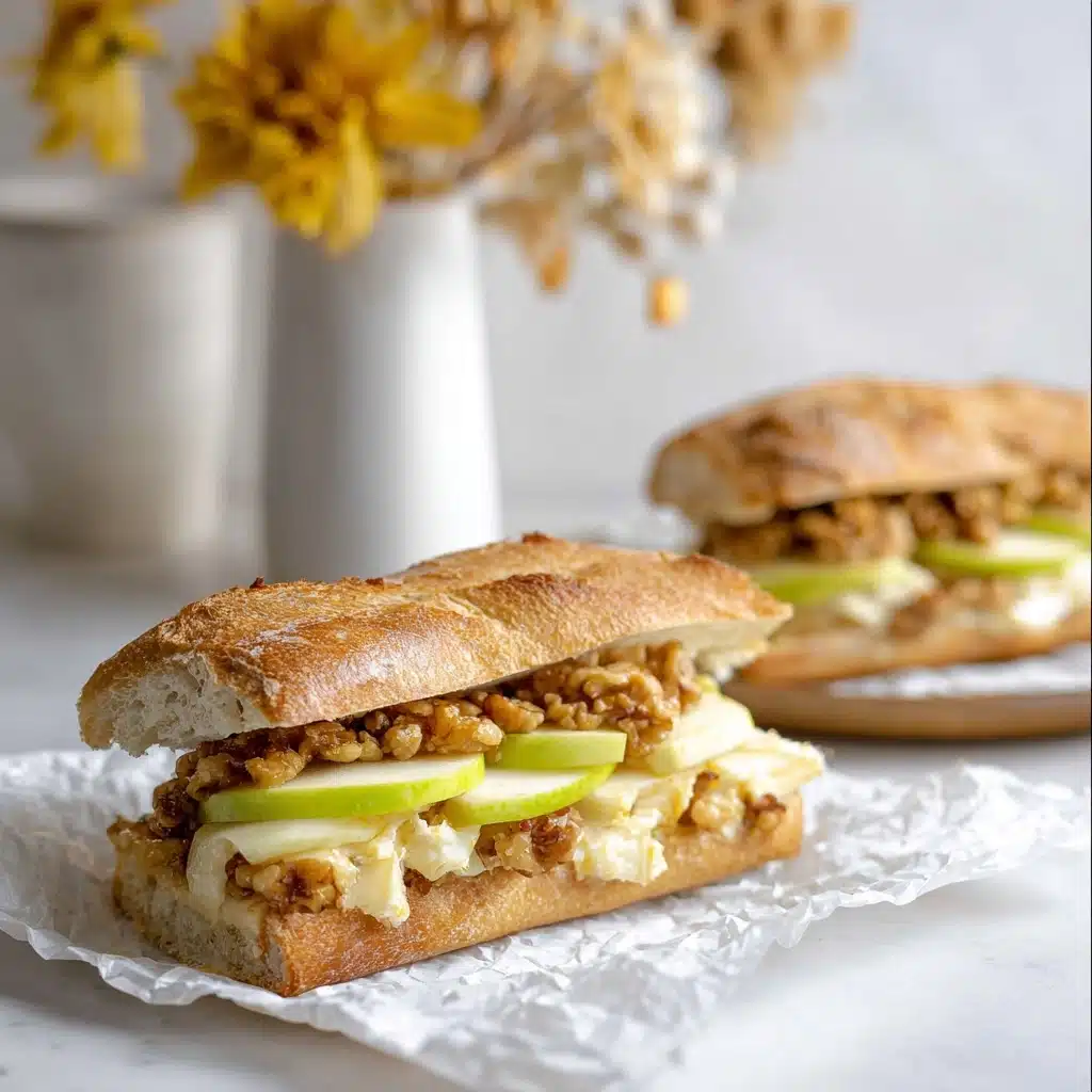 Apple Brie Baguette Sandwiches Recipe - Recipe Image