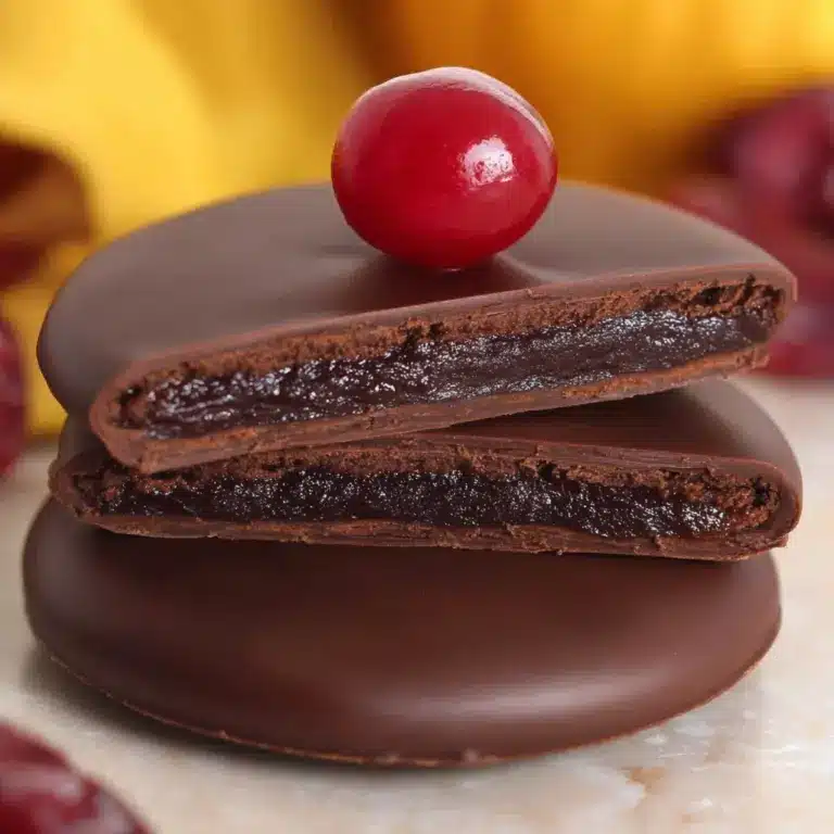 Dark Chocolate Covered Cranberry Sauce Bites Recipe
