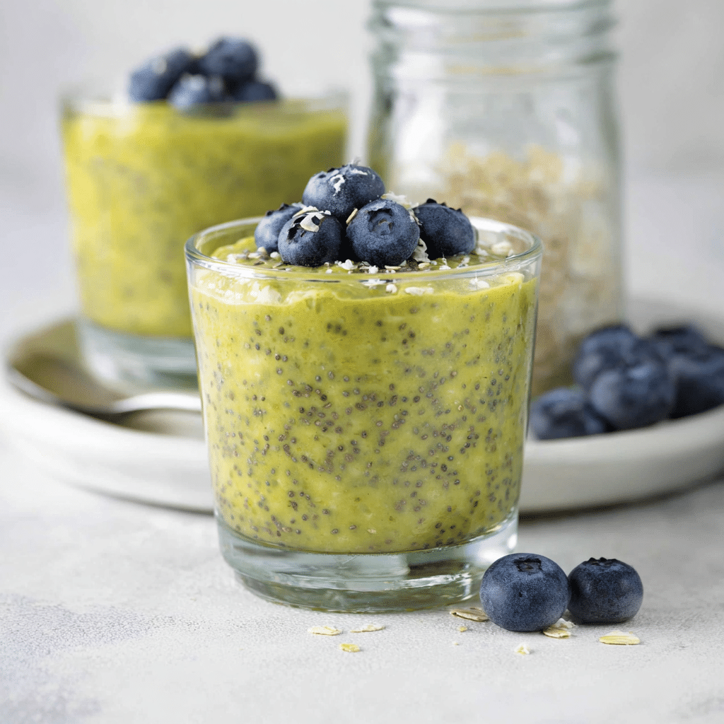 Matcha Overnight Oats Recipe - Recipe Image