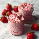 Strawberries and Cream Overnight Oats Recipe
