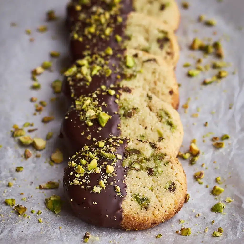 Pistachio Shortbread Cookies Recipe - Recipe Image
