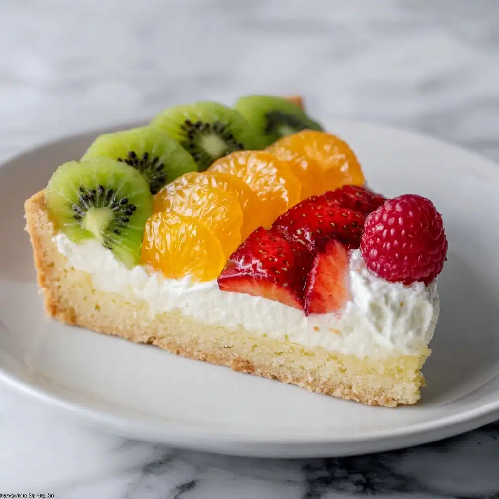 Fresh Fruit Tart with Vanilla Mascarpone Cream Recipe - Recipe Image