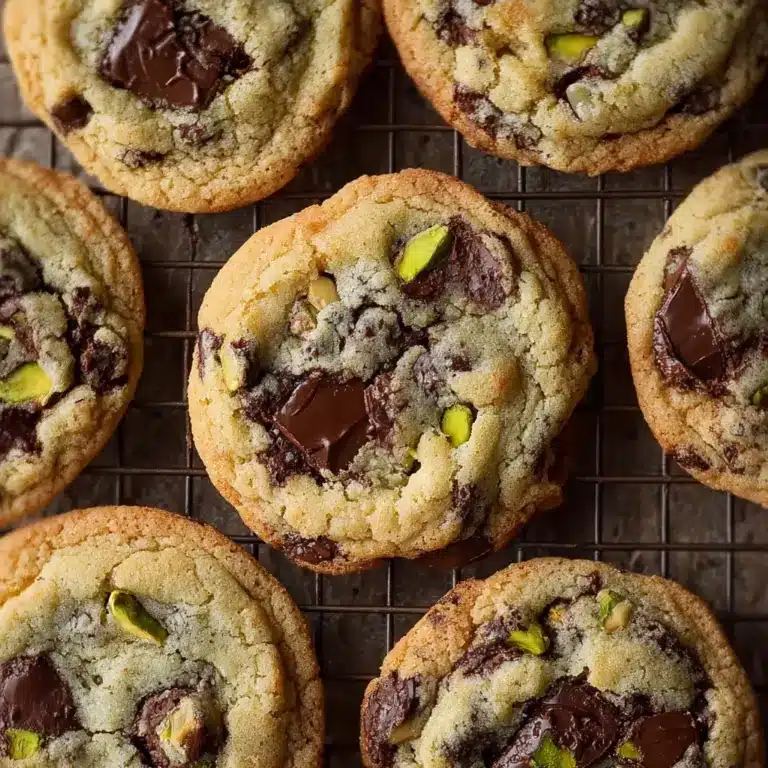 Pistachio Cream Chocolate Chip Cookies Recipe