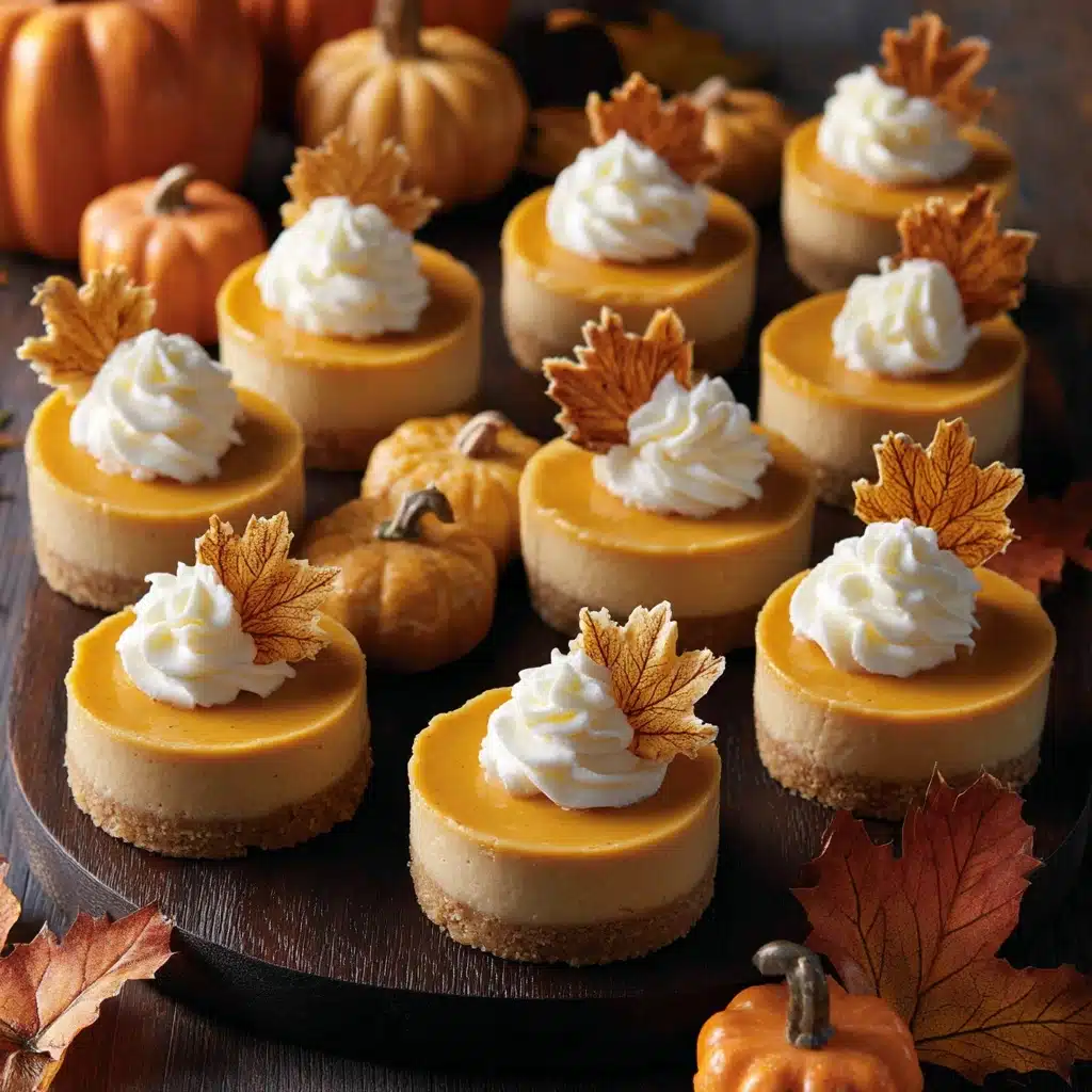 Mini Pumpkin Cheesecakes Recipe - Recipe Image