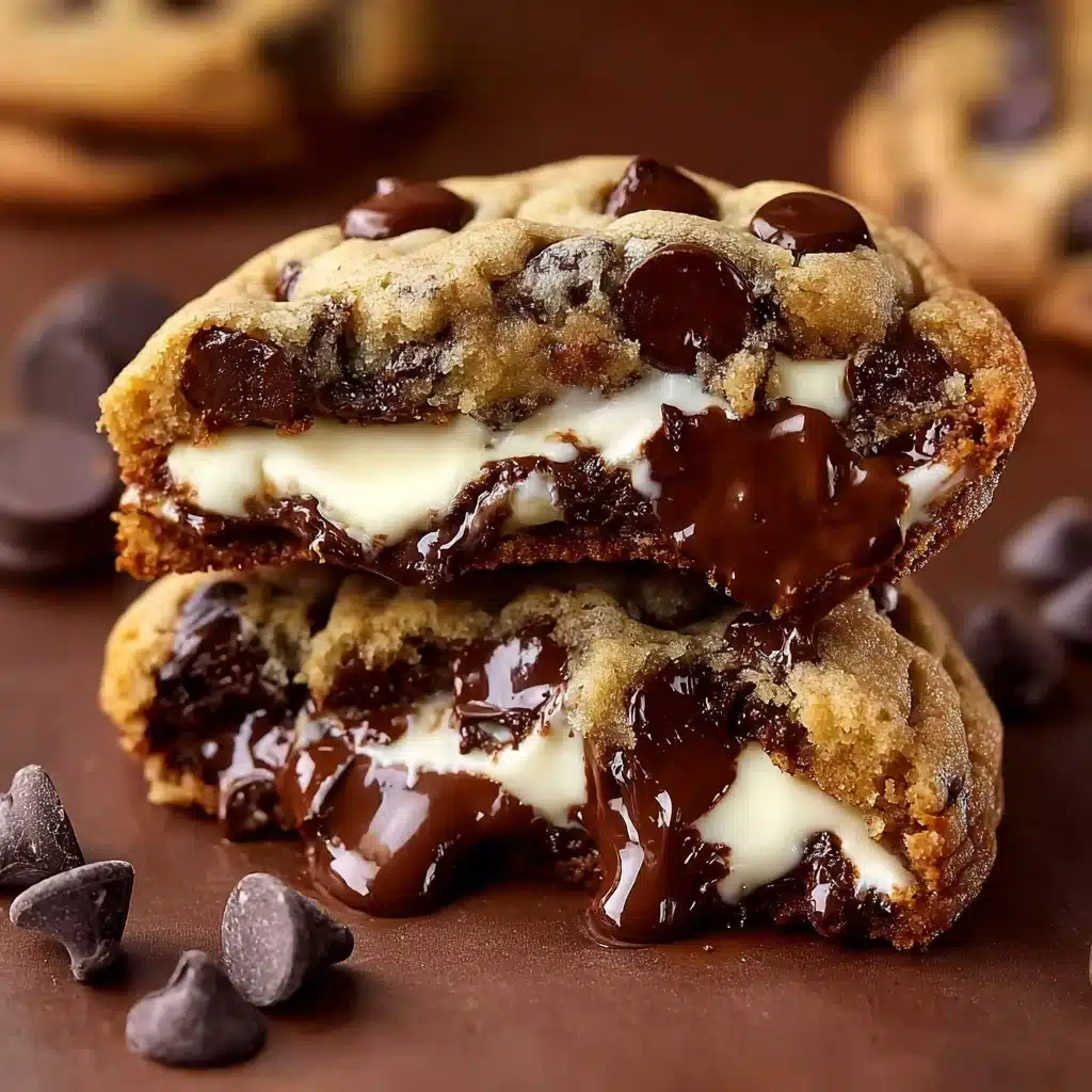 Cheesecake Stuffed Chocolate Chip Cookies Recipe - Recipe Image