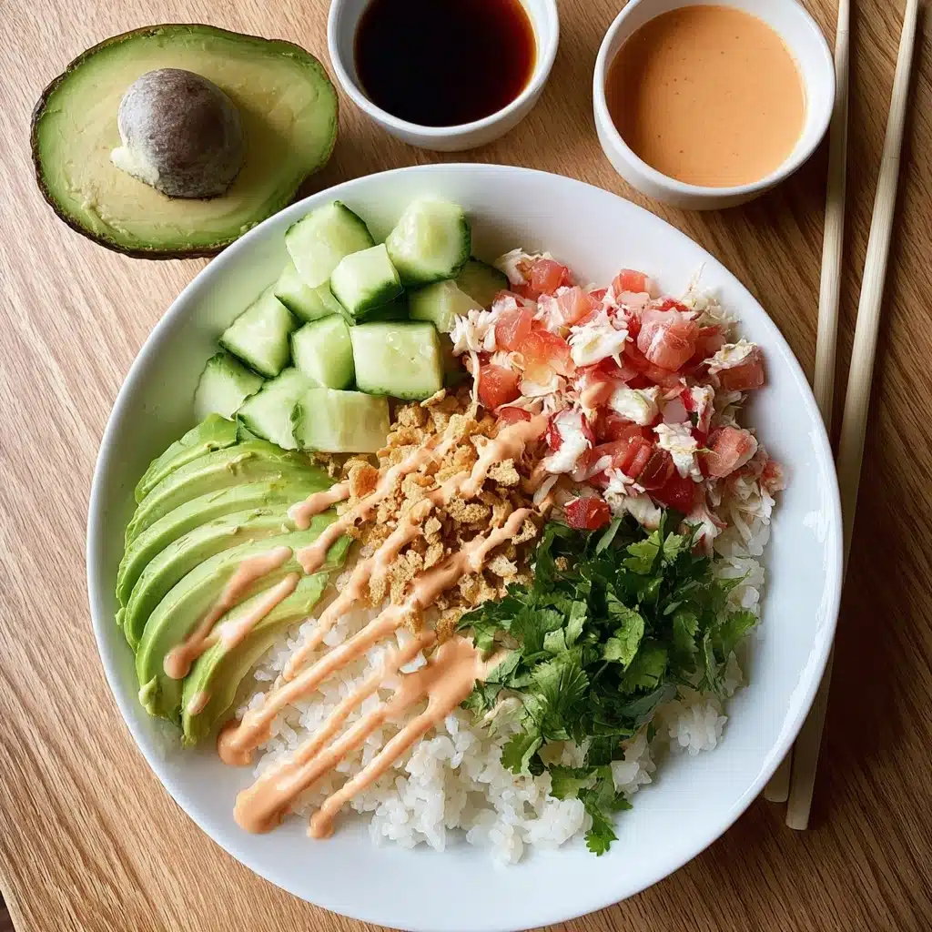 Crunch Roll Sushi Bowl Recipe - Recipe Image