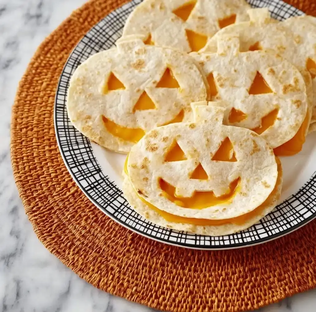 Jack o Lantern Quesadillas Recipe