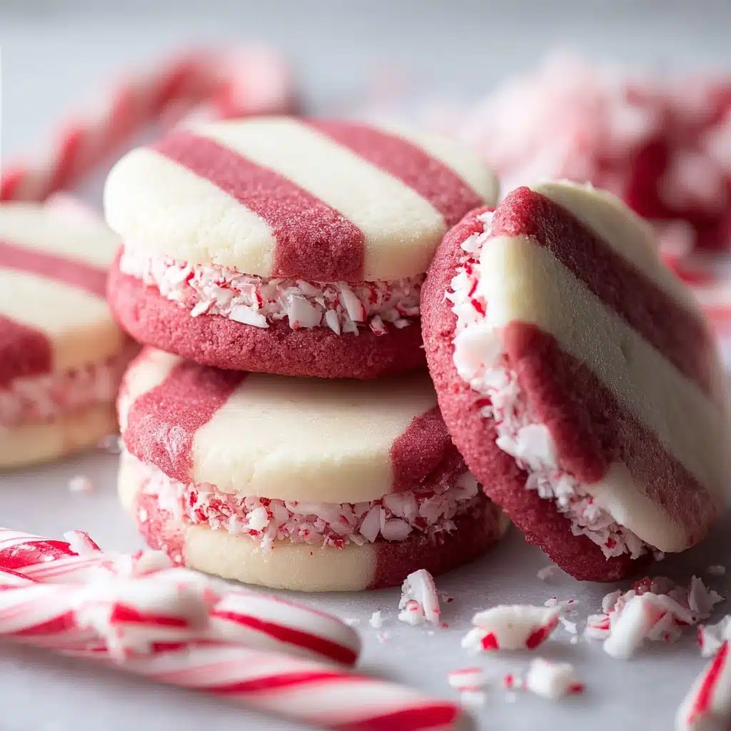 Peppermint Butter Cookie Sandwiches Recipe - Recipe Image