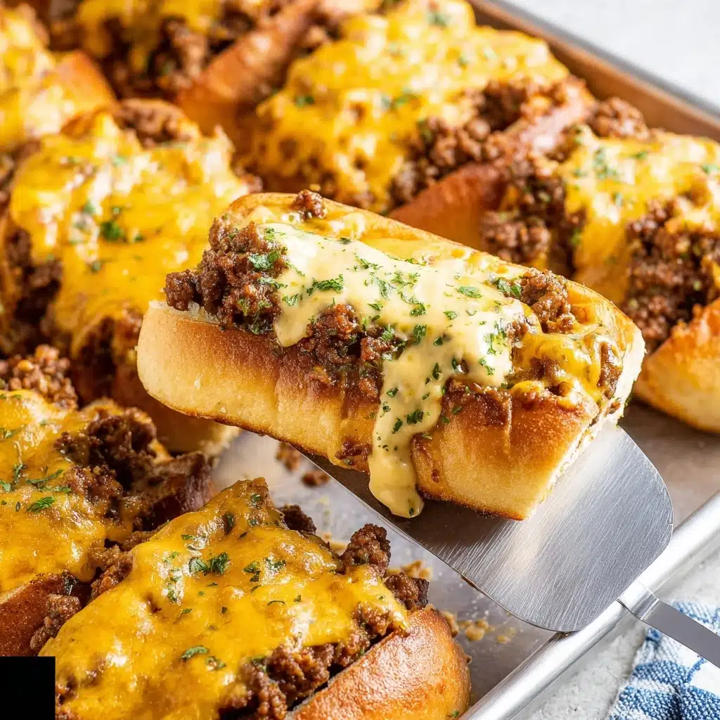 Cheeseburger Texas Toast Recipe - Recipe Image