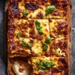Spicy Zucchini Ricotta Lasagna with Oregano Breadcrumbs Recipe