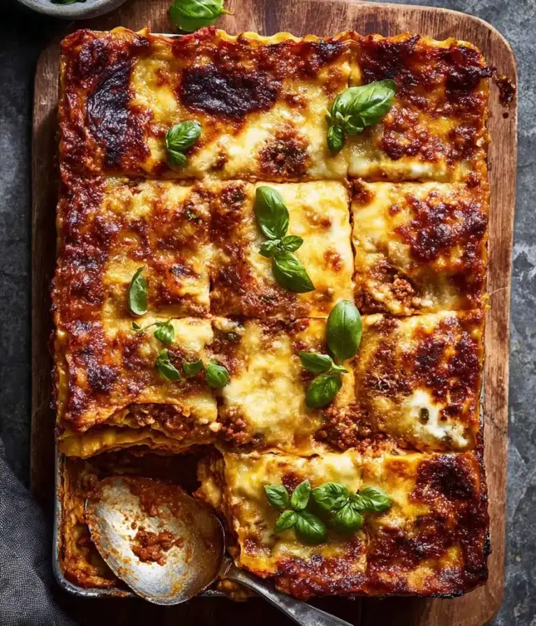 Spicy Zucchini Ricotta Lasagna with Oregano Breadcrumbs Recipe