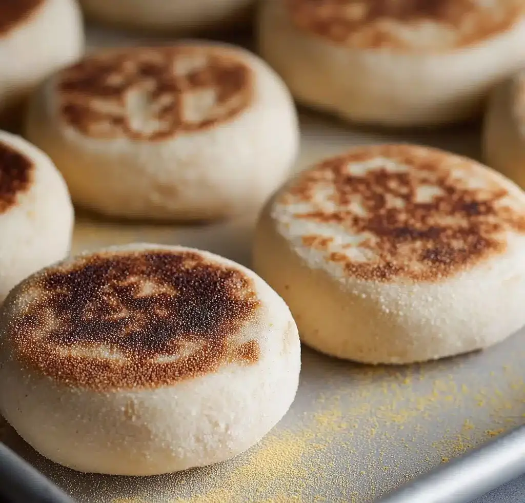 Sourdough English Muffins Recipe